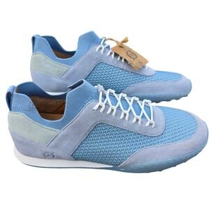 Born Aire Knit Suede Sneakers Women's 9 Light Blue NWT No Box